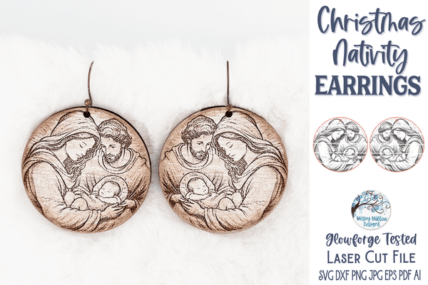 Nativity earrings deals