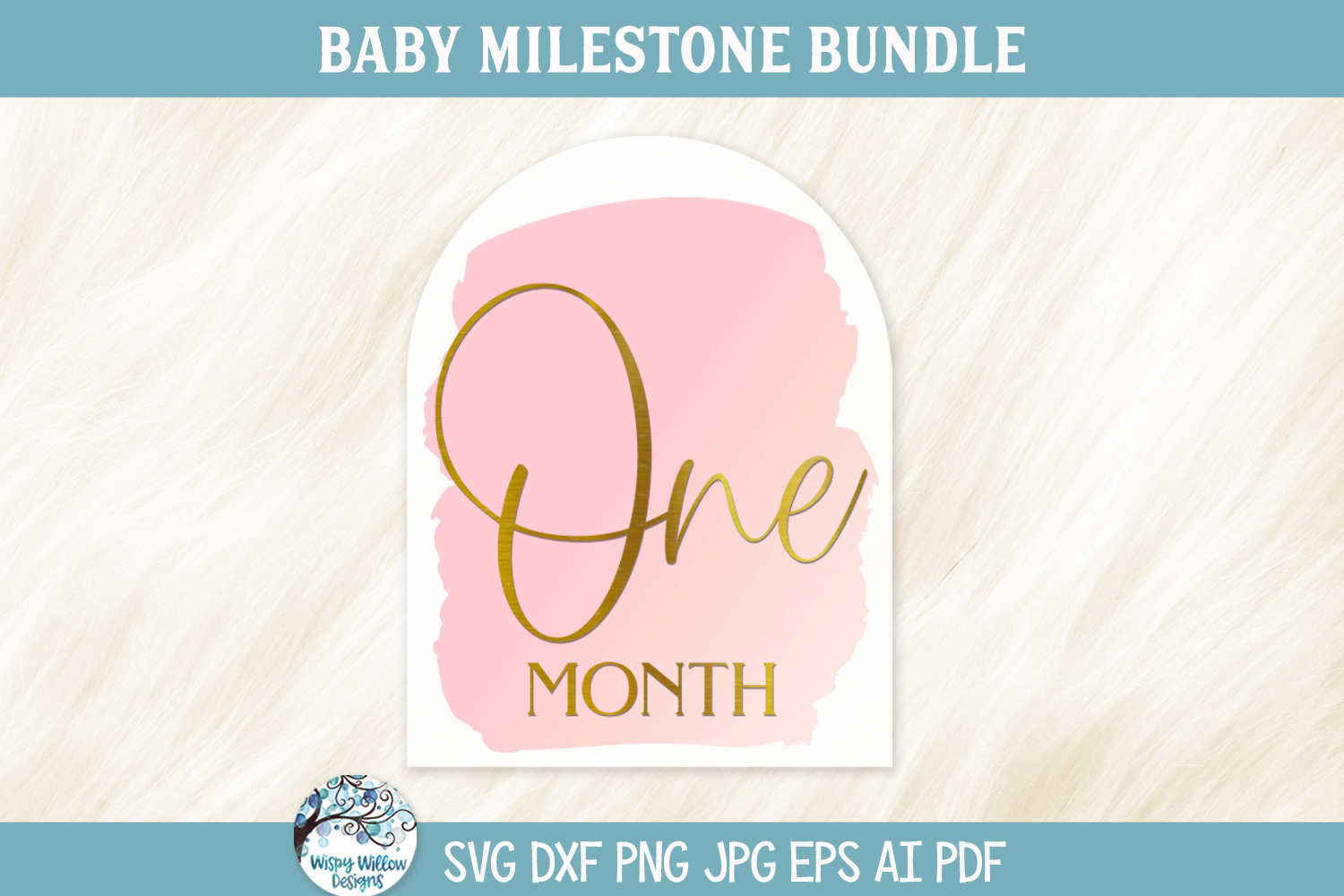 Baby Milestone SVG Bundle | Growth Tracker Designs