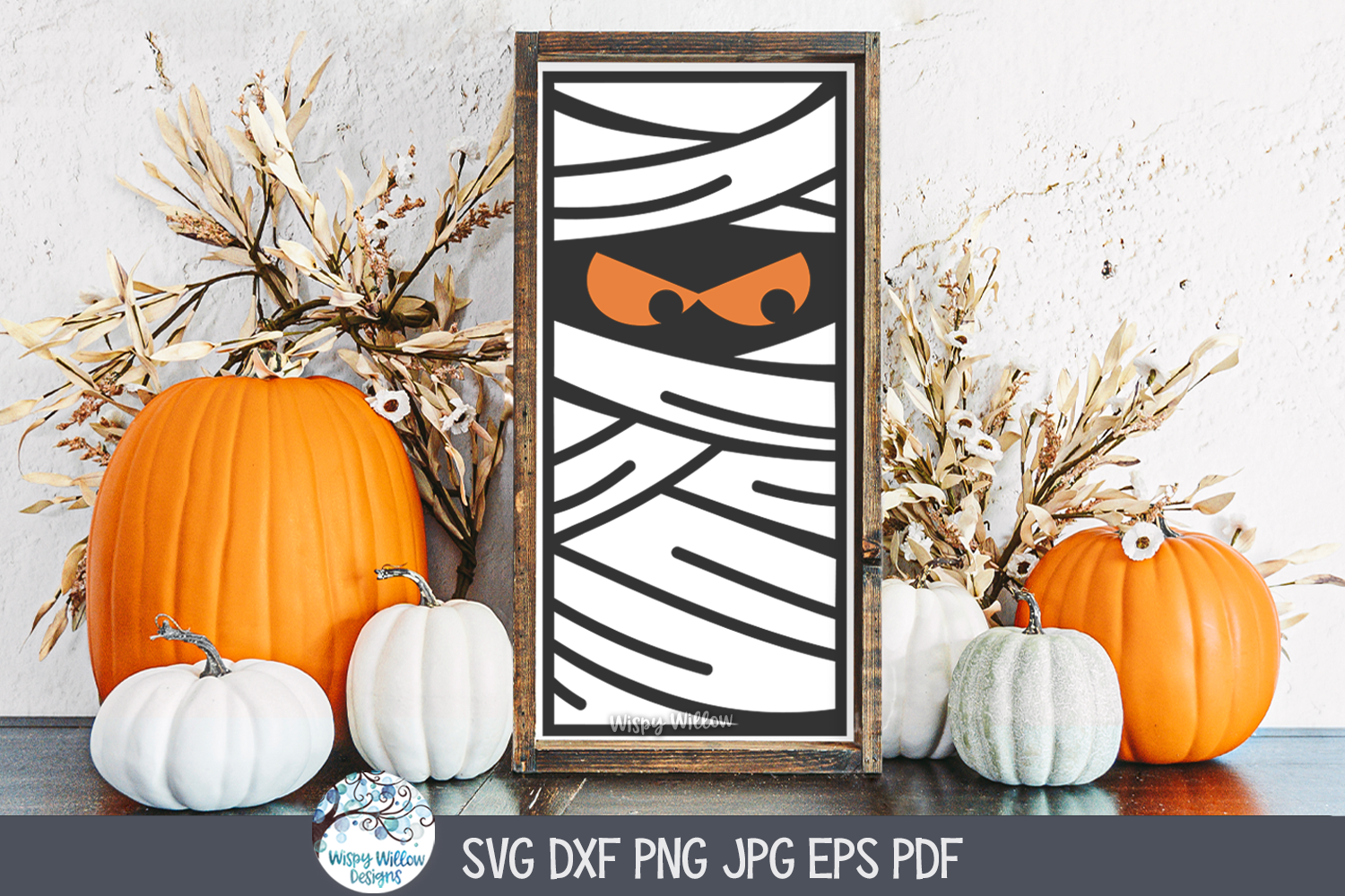 Rectangle Mummy SVG | Spooky Mummy Design