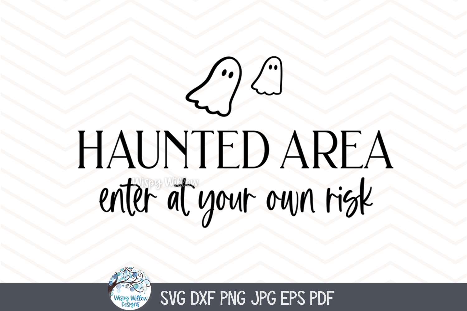 Haunted Area SVG | Enter If You Dare Design