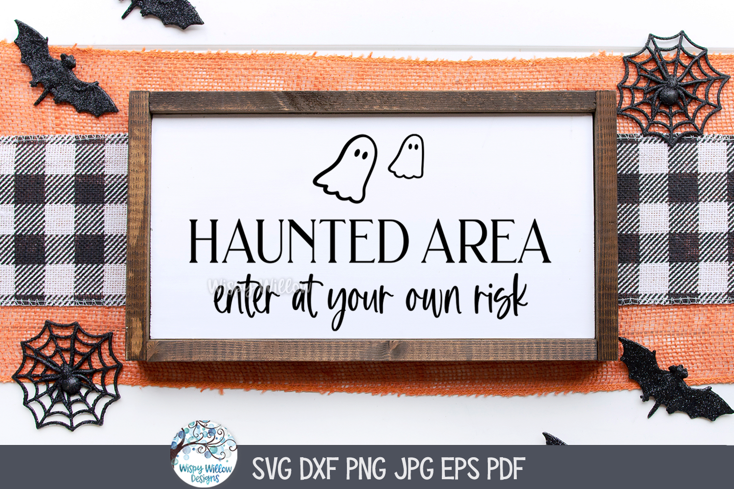 Haunted Area SVG | Enter If You Dare Design