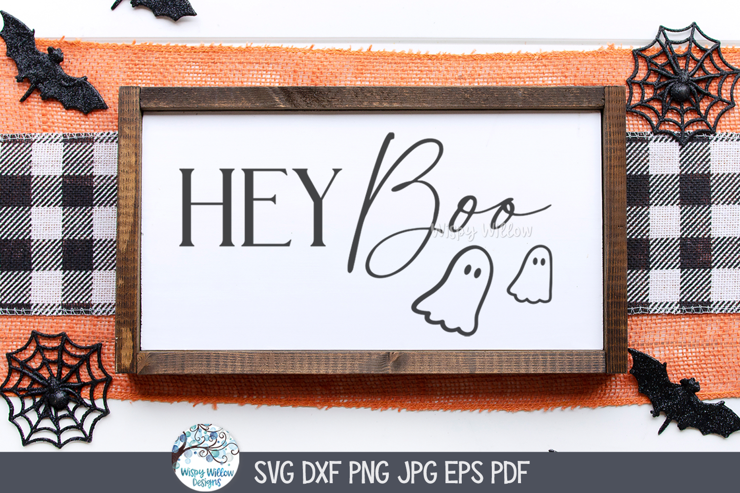 Hey Boo SVG | Fun Halloween Ghost Design