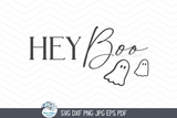 Hey Boo SVG | Fun Halloween Ghost Design