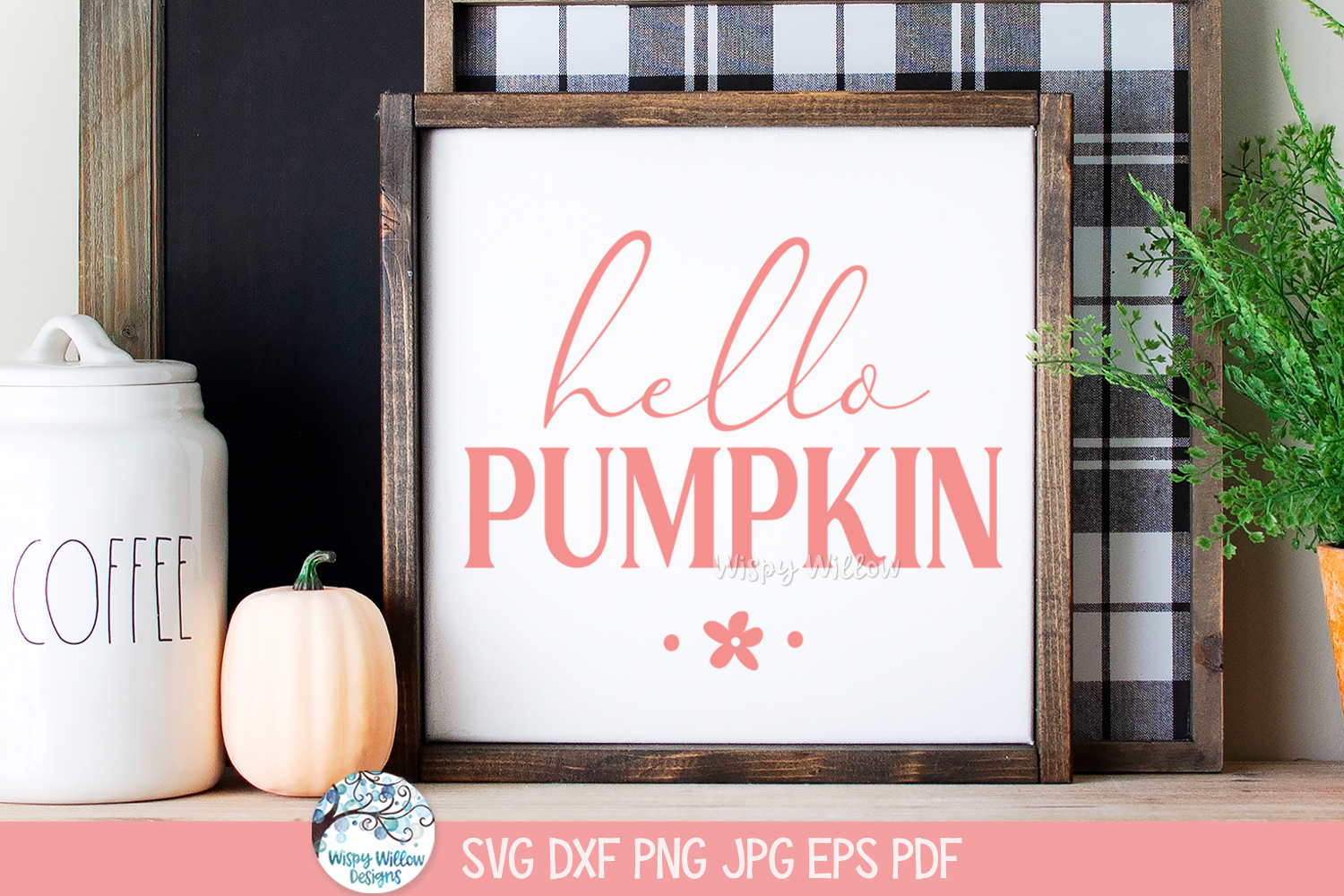 Hello Pumpkin SVG | Autumn Pumpkin Design