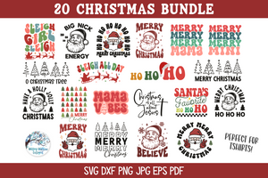 Christmas Bundle SVG | Festive Holiday Art Collection"