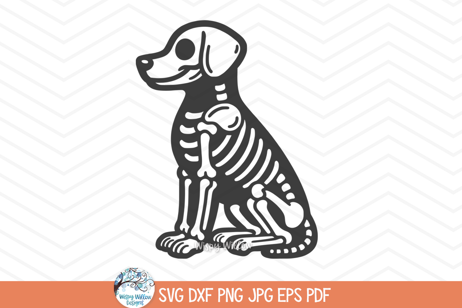 Dog Skeleton SVG | Halloween Pet Design