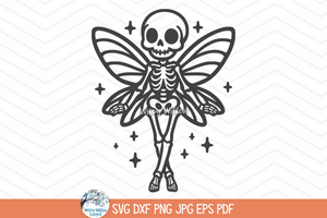 Fairy Skeleton SVG | Halloween PNG