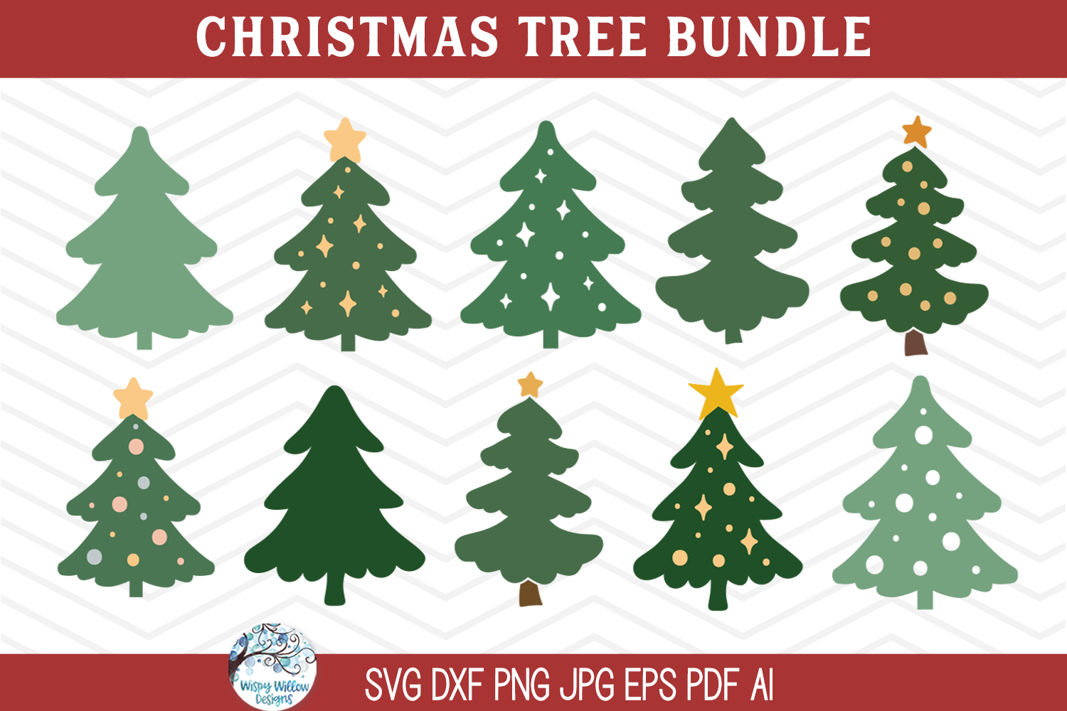 Christmas Tree SVG Bundle