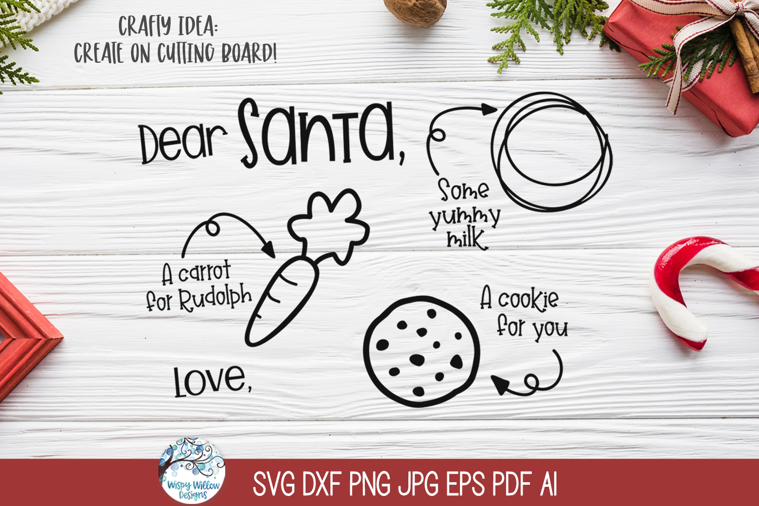 Santa Tray - Christmas SVG File