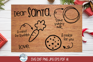 Santa Tray - Christmas SVG File