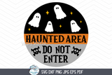 Haunted Area SVG | Spooky House Design