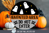 Haunted Area SVG | Spooky House Design