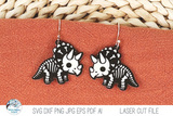 Halloween Skeleton Earring Bundle - SVG Files for Laser Cutter