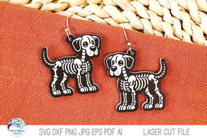 Halloween Skeleton Earring Bundle Vol 3- SVG Files for Laser Cutter