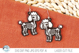 Halloween Skeleton Earring Bundle Vol 3- SVG Files for Laser Cutter