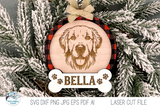 Dog Breed Christmas Ornament SVG File Bundle for Laser Cutter