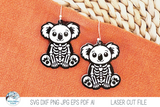 Halloween Skeleton Earring Bundle Vol 4- SVG Files for Laser Cutter