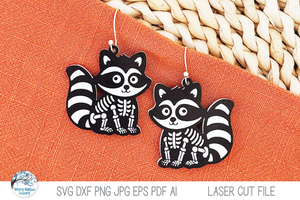 Halloween Skeleton Earring Bundle Vol 4- SVG Files for Laser Cutter