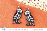 Halloween Skeleton Earring Bundle Vol 4- SVG Files for Laser Cutter