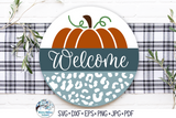 Fall Round Sign Bundle SVG | Autumn Season Collection