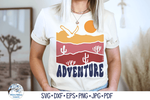 Adventure Desert SVG | Boho Summer Camping Art Wispy Willow Designs Company