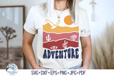 Adventure Desert SVG | Boho Summer Camping Art Wispy Willow Designs Company