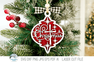 Arabesque Christmas Ornaments - Religious SVG File Bundle for Laser Cutter Wispy Willow Designs Company