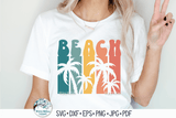 Beach Palm Trees SVG | Summer Wispy Willow Designs Company