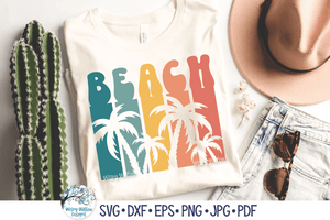 Beach Palm Trees SVG | Summer Wispy Willow Designs Company