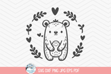 Bear SVG | Kids' Bear Design Wispy Willow Designs Company