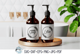 Botanical Label SVG Bundle | Soap, Lotion, Detergent Wispy Willow Designs Company