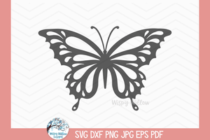 Butterfly SVG File for Cricut Wispy Willow Designs Company