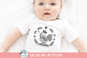 Chicken SVG | Baby Shower Design Wispy Willow Designs Company