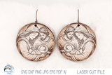 Christmas Laser Cut Earring SVG Bundle Wispy Willow Designs Company