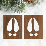 Christmas Santa Boot Print Stencil SVG Bundle for Laser Cutter Wispy Willow Designs Company