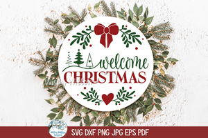 Christmas Sign Bundle SVG | Festive Holiday Signs Collection Wispy Willow Designs Company