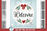 Christmas Welcome SVG | Christmas SVG Wispy Willow Designs Company