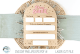 Dear Santa Christmas Wish List Board SVG File for Laser Wispy Willow Designs Company