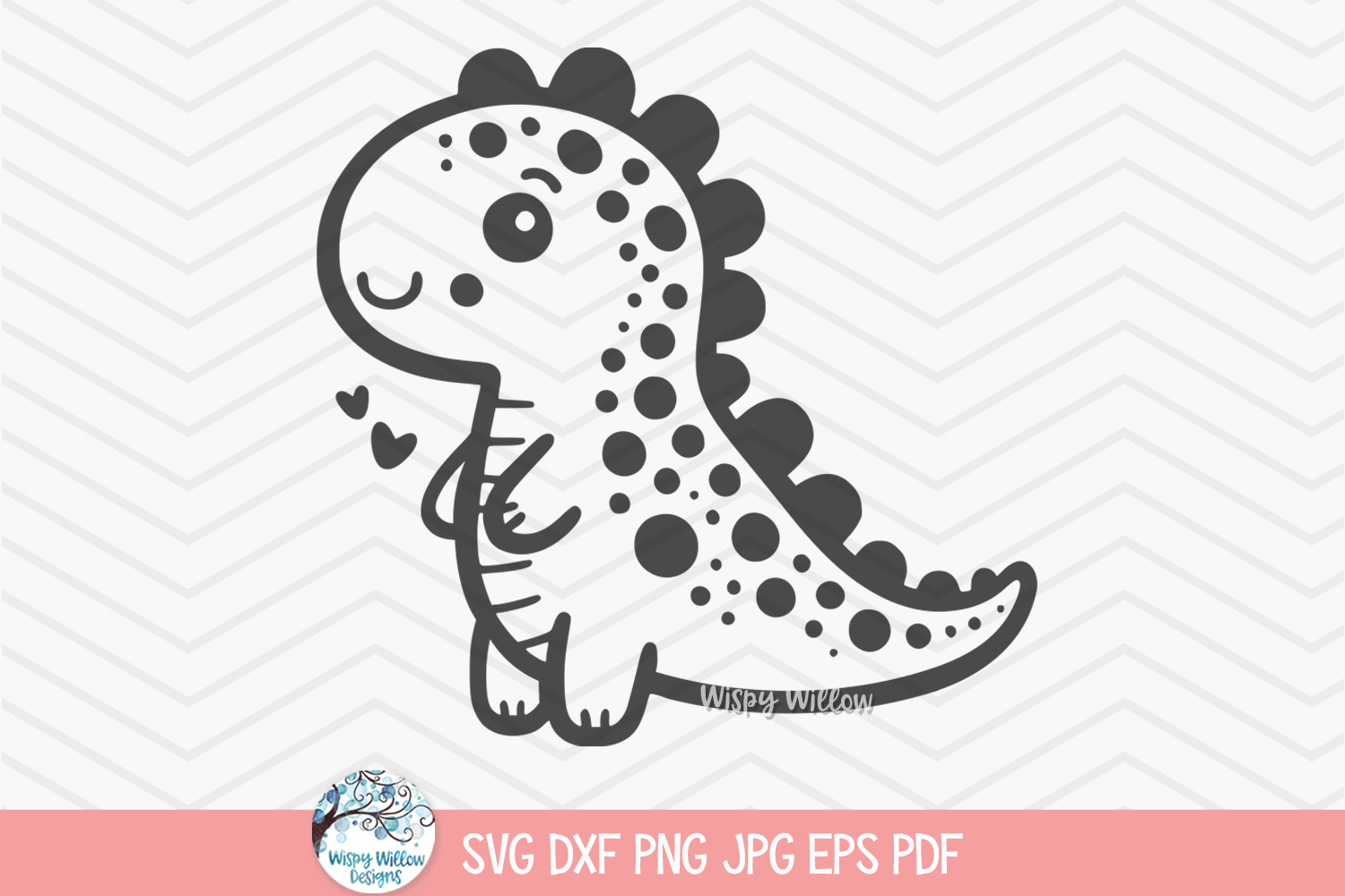 Dinosaur SVG | Baby Animal Drawing Wispy Willow Designs Company