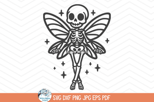 Fairy Skeleton SVG | Halloween PNG Wispy Willow Designs Company