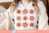 Flower Pumpkin SVG | Fall Decor Design Wispy Willow Designs Company