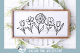 Flowers SVG | Floral Doodles ClipArt Wispy Willow Designs Company