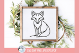 Fox SVG | Woodland Animal Illustration Wispy Willow Designs Company