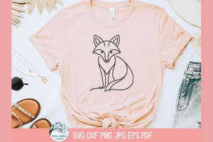 Fox SVG | Woodland Animal Illustration Wispy Willow Designs Company