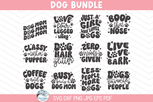 Funny Dog SVG File Bundle for Cricut Wispy Willow Designs Company