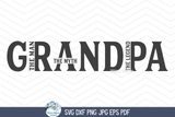 Grandpa The Man SVG | Cool Grandfather's Day Graphic Wispy Willow Designs Company