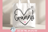 Granny Heart SVG Wispy Willow Designs Company