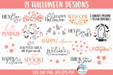 Halloween Bundle SVG | Spooky Designs Collection Wispy Willow Designs Company