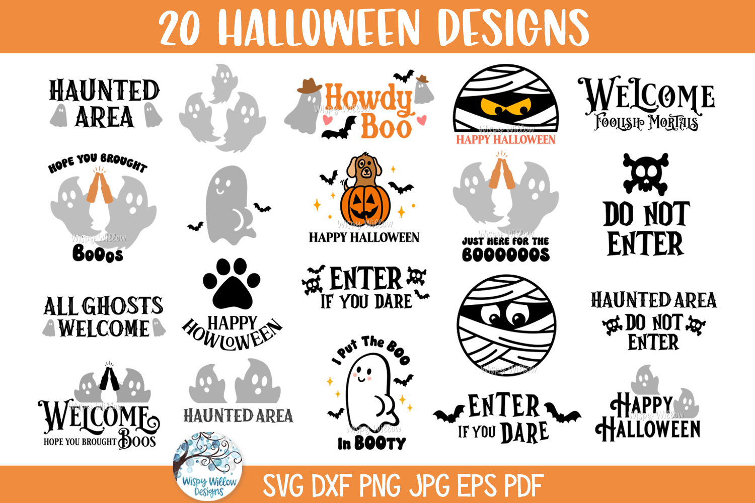 Halloween Bundle SVG | Ultimate Spooky Collection Wispy Willow Designs Company