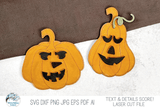 Halloween Jack O Lantern Pumpkin DIY Pop Out Paint Kit for Kids - SVG Laser Cut File Wispy Willow Designs Company